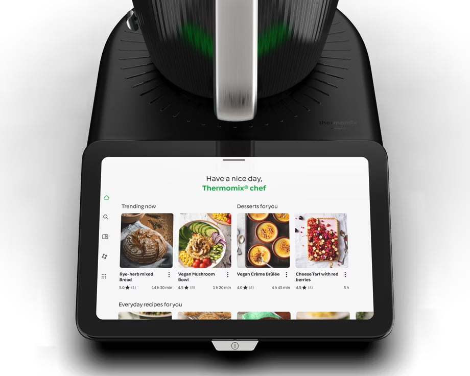 Thermomix TM7, zbliżenie na ekran