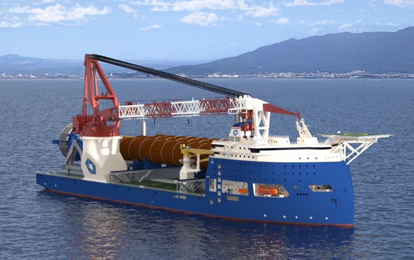 Statek HLV &#8211; grafika /Fot. Penta-Ocean Construction
