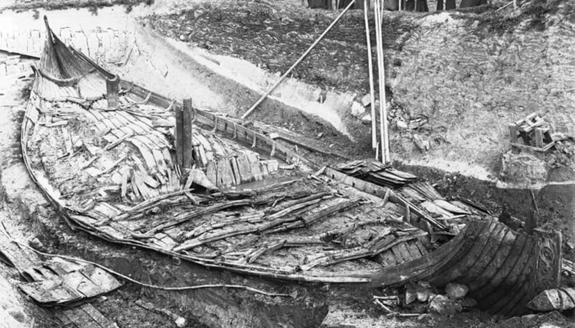 Wiadro Buddy w grobowcu wikingów. Skarb z Oseberg zszokował poszukiwaczy