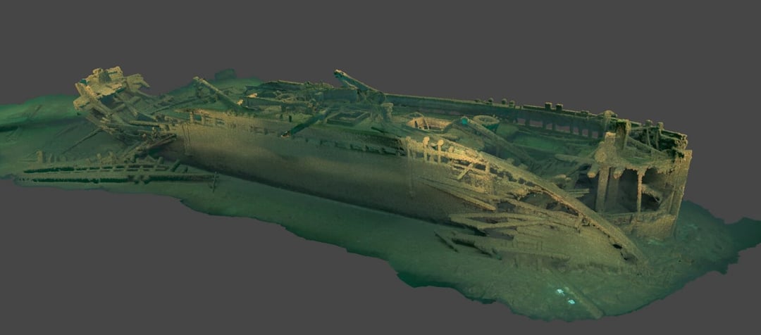 Odnaleźli statek widmo po 140 latach. Wrak skrywało jezioro większe od Słowacji