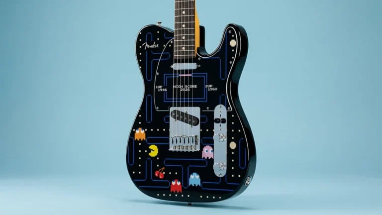 Gitara za ponad 4 tysiące złotych z planszą Pac-Mana? Zaskakująco dobrze to rozumiem