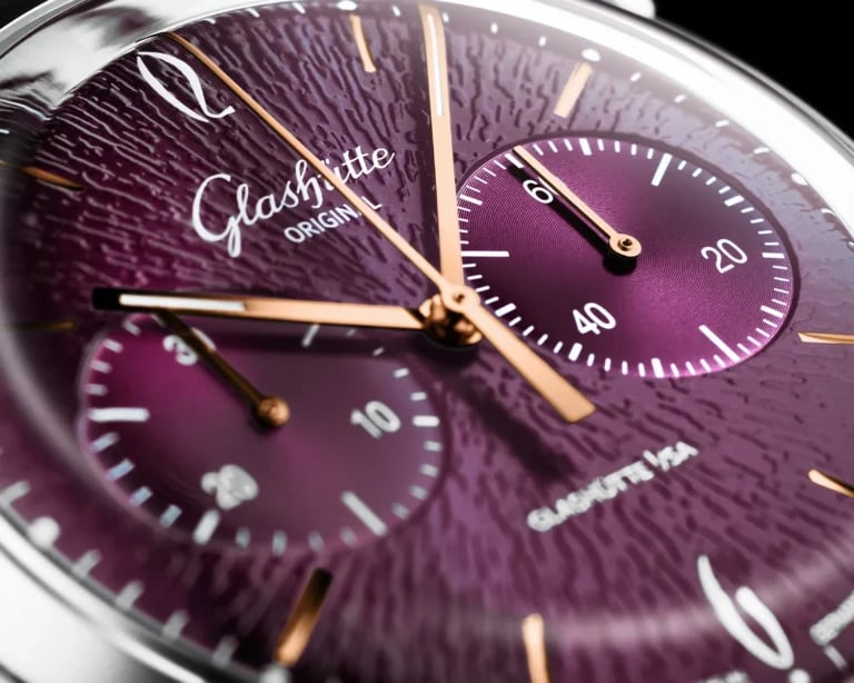 Fiolet wraca na nadgarstek. Glashütte Original robi z nim coś ciekawego