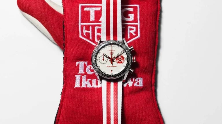 Wygląda jak stoper z japońskiego pit lane. Niestety TAG Heuer chce za niego całkiem sporo