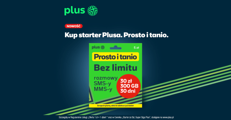 Plus upraszcza ofertę na kartę. Wystarczy zapamiętać jedną zasadę