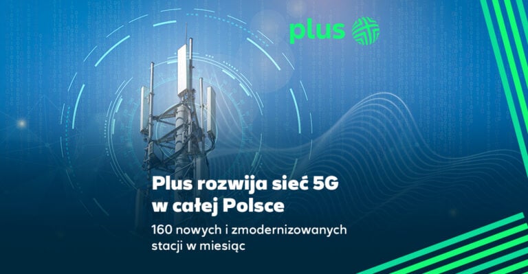 5G dociera coraz dalej od metropolii. Na liście Plusa dziesiątki nowych lokalizacji
