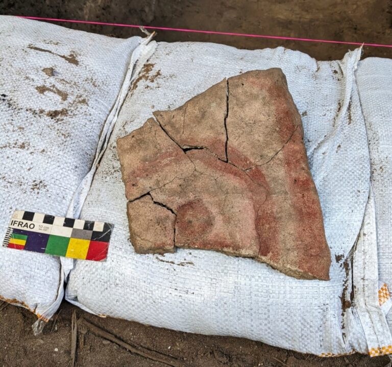 Archeolodzy odnaleźli czerwone wzory pozostawione na wyspie w Indonezji. Mają 4000 lat