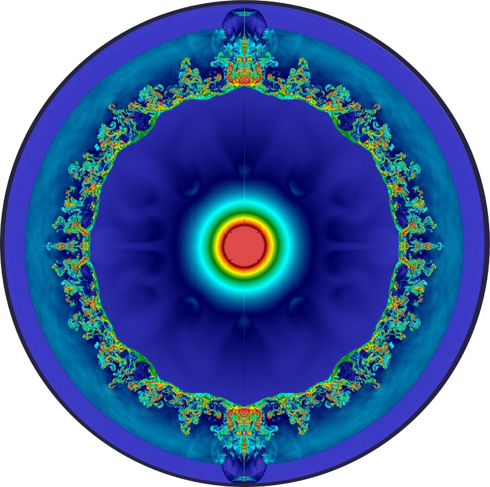 Superkomputer „pokazał” supernową 300 dni po wybuchu