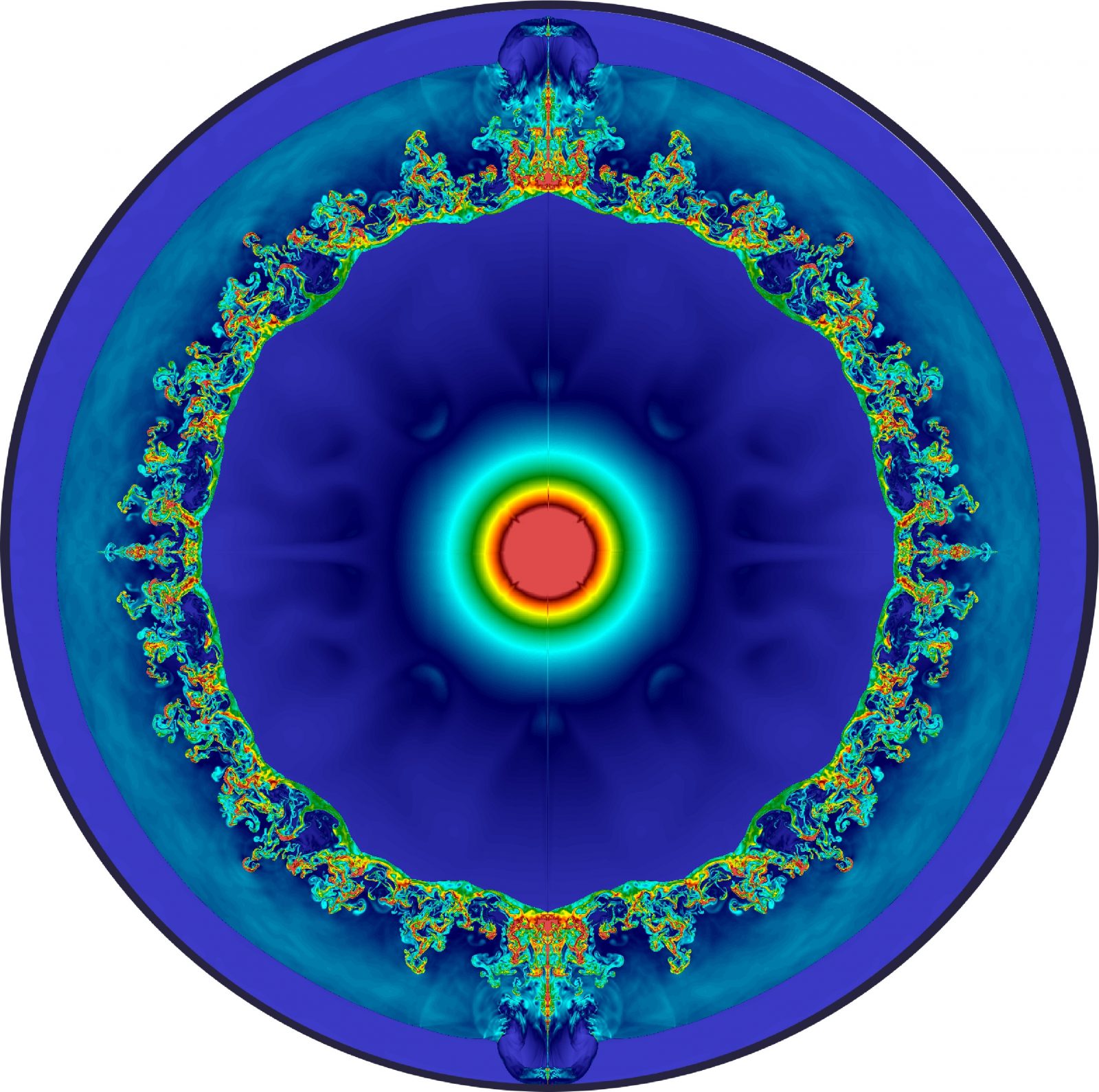 Superkomputer „pokazał” supernową 300 dni po wybuchu